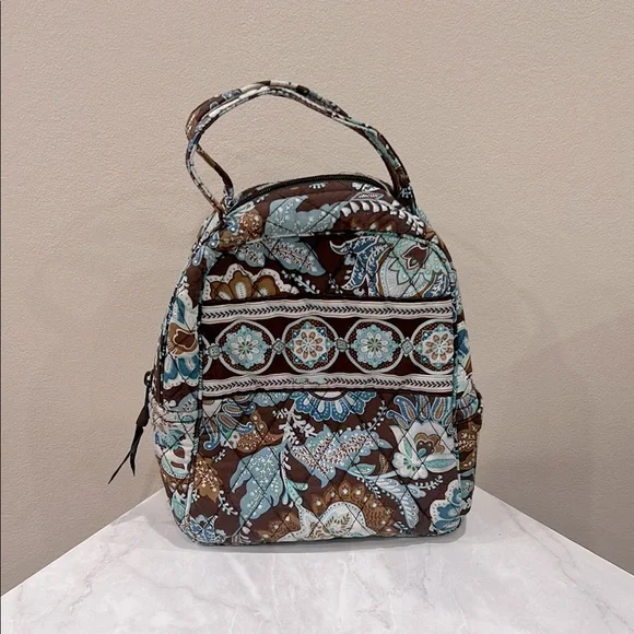 Vera Bradley Floral Backpack in Blue and Brown Vera Bradley | Bags | Vera Bradley Vintage Java Blue  main image 3